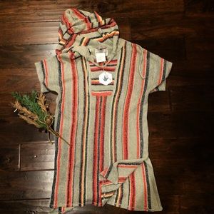 Western Striped hoodie sweater top Paper Crane sm